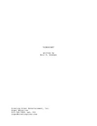 Hindsight Movie Script Cover Image